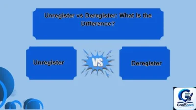 unregister vs deregister