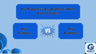 any problem vs any problems