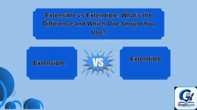 extensible vs extendible